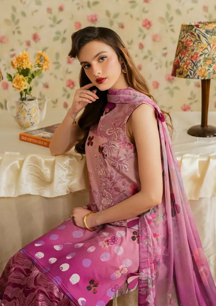 Asifa Nabeel Dosti MVL25 11 Meraki Vintage 25 Luxury Lawn Collection - Image 6