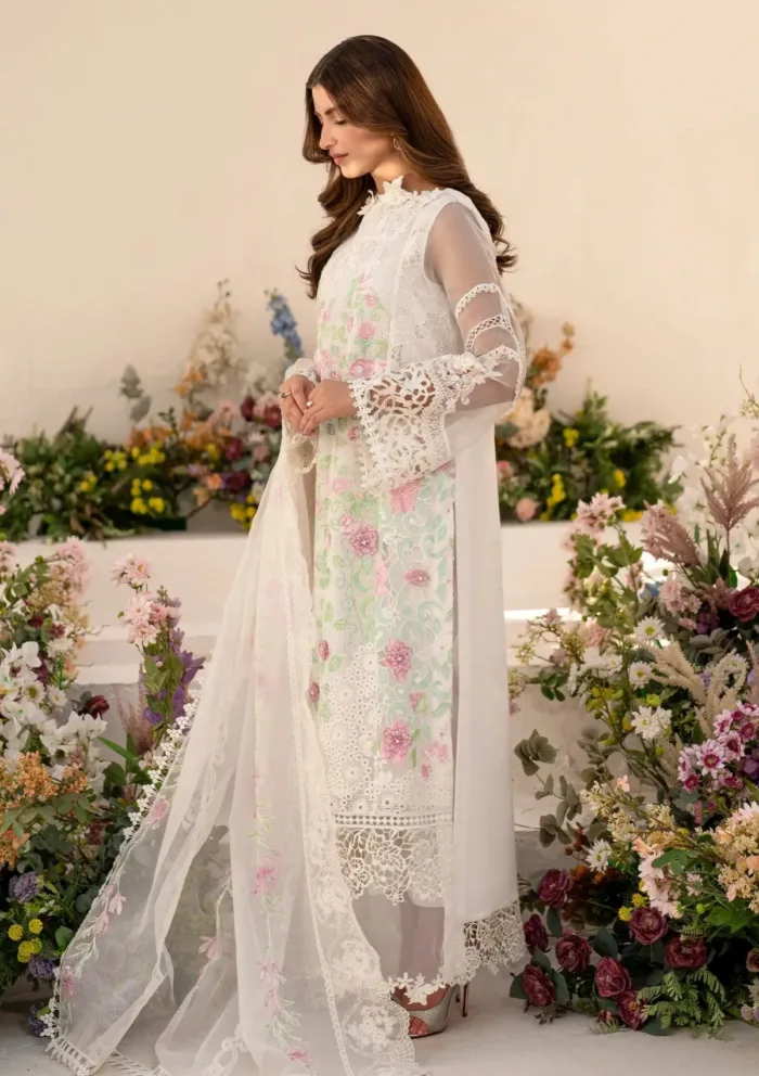 Asifa Nabeel Dove AZL25 03 Azalia Luxury 25 Luxury Lawn Collection - Image 4
