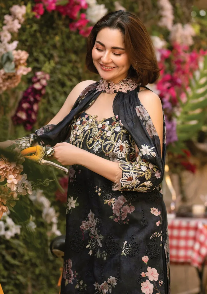 Asifa Nabeel GKL 02 Meadow Breeze Gulkari 25 Luxury Lawn Collection - Image 4