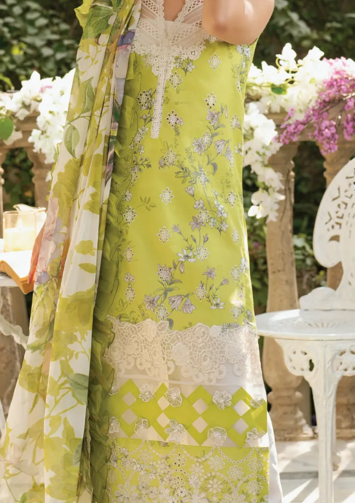 Asifa Nabeel GKL 03 Lemonade Dream Gulkari 25 Luxury Lawn Collection - Image 3