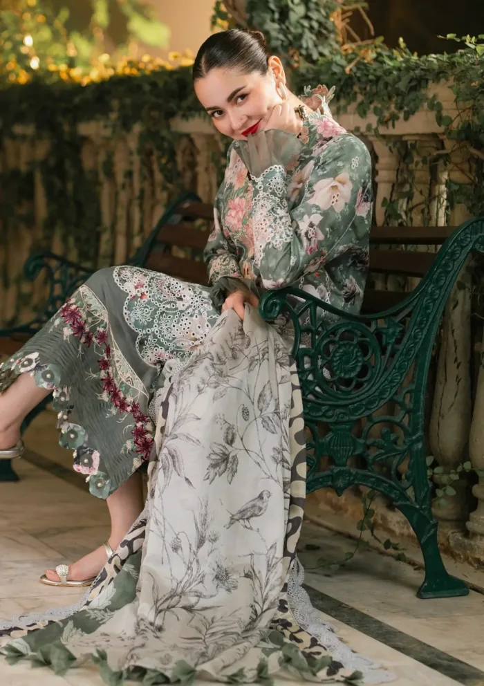 Asifa Nabeel GKL 06 Arabella Gulkari 25 Luxury Lawn Collection - Image 4
