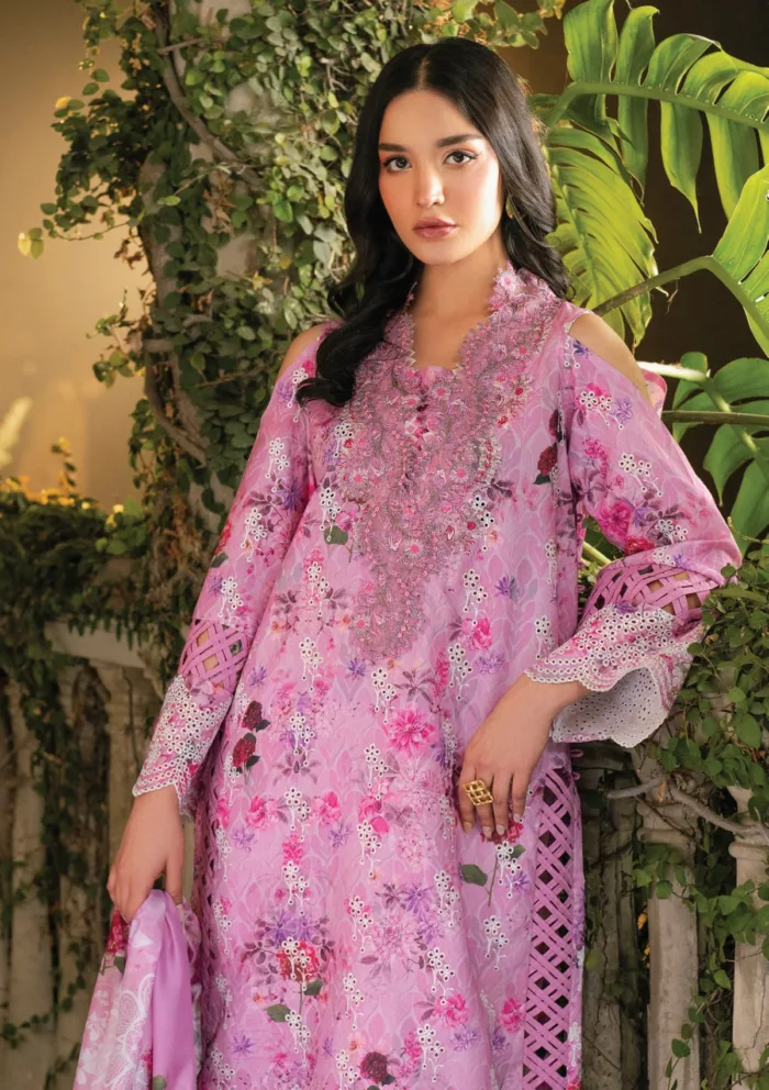 Asifa Nabeel GKL 10 Dawn Petals Gulkari 25 Luxury Lawn Collection - Image 2