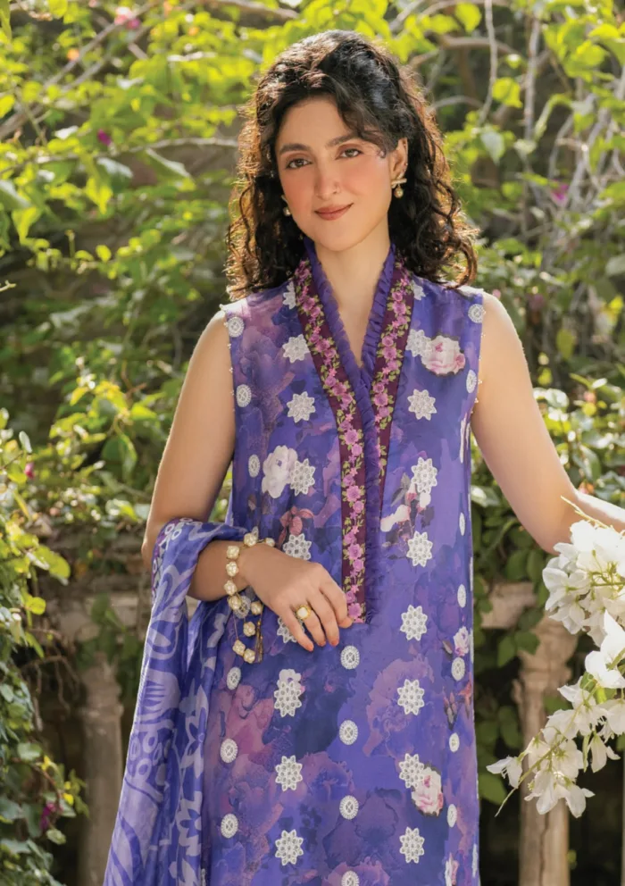 Asifa Nabeel Gkl 11 Ophelia Gulkari 25 Luxury Lawn Collection - Image 2