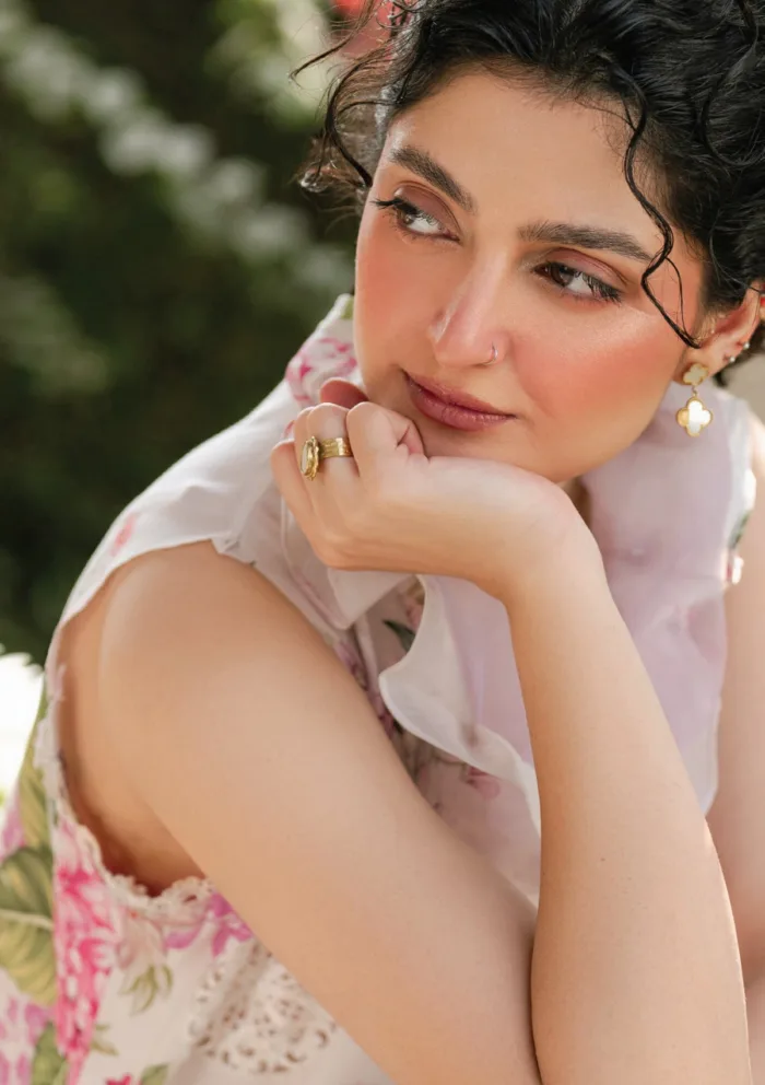 Asifa Nabeel GKL 14 Morning Dew Gulkari 25 Luxury Lawn Collection - Image 3