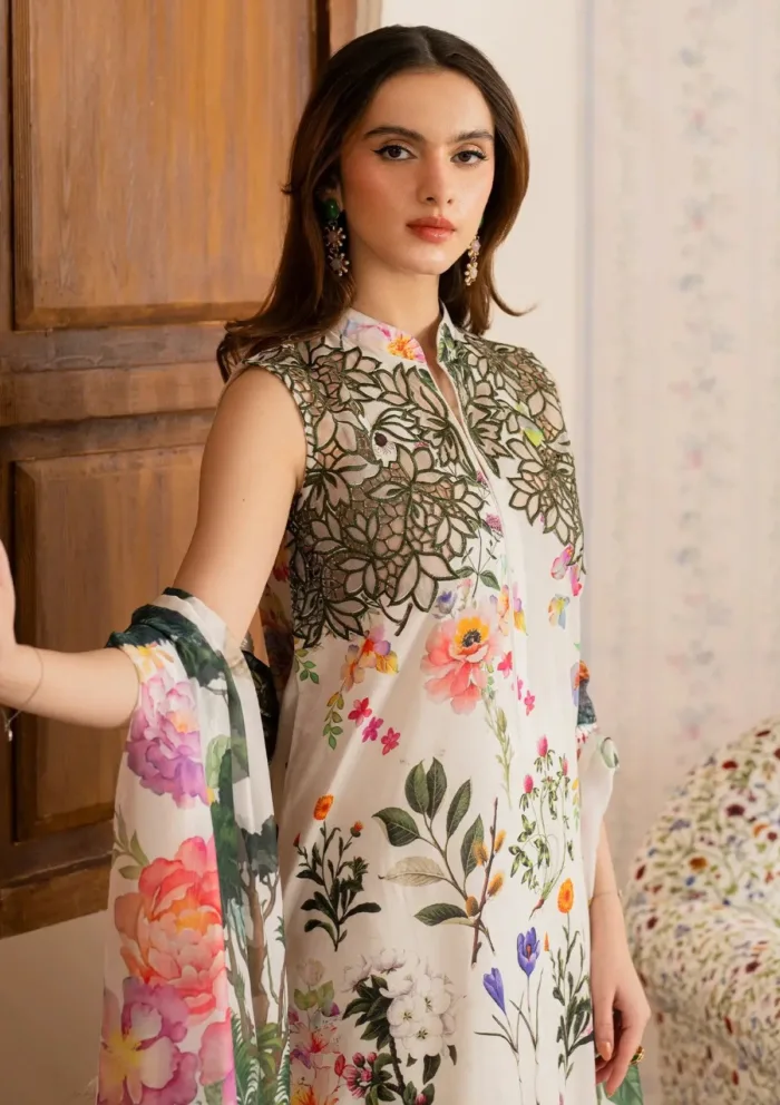 Asifa Nabeel Mahgul MVL25 16 Meraki Vintage 25 Luxury Lawn Collection - Image 5