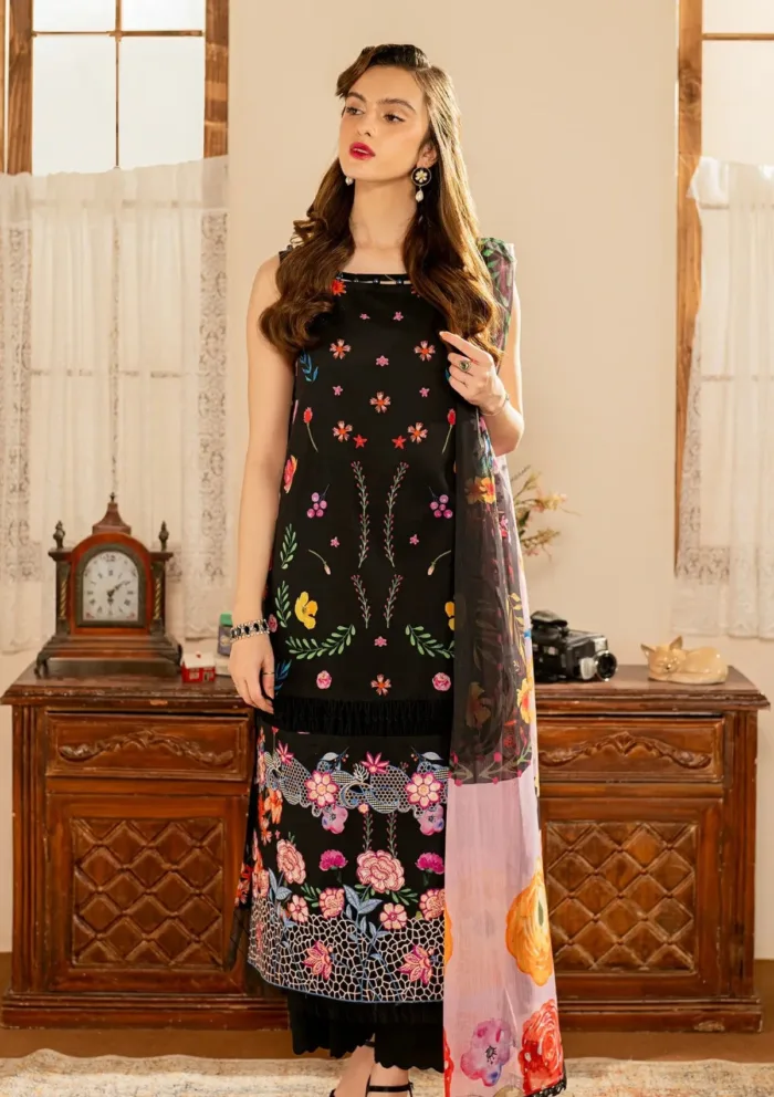 Asifa Nabeel Morbagh MVL25 08 Meraki Vintage 25 Luxury Lawn Collection - Image 3