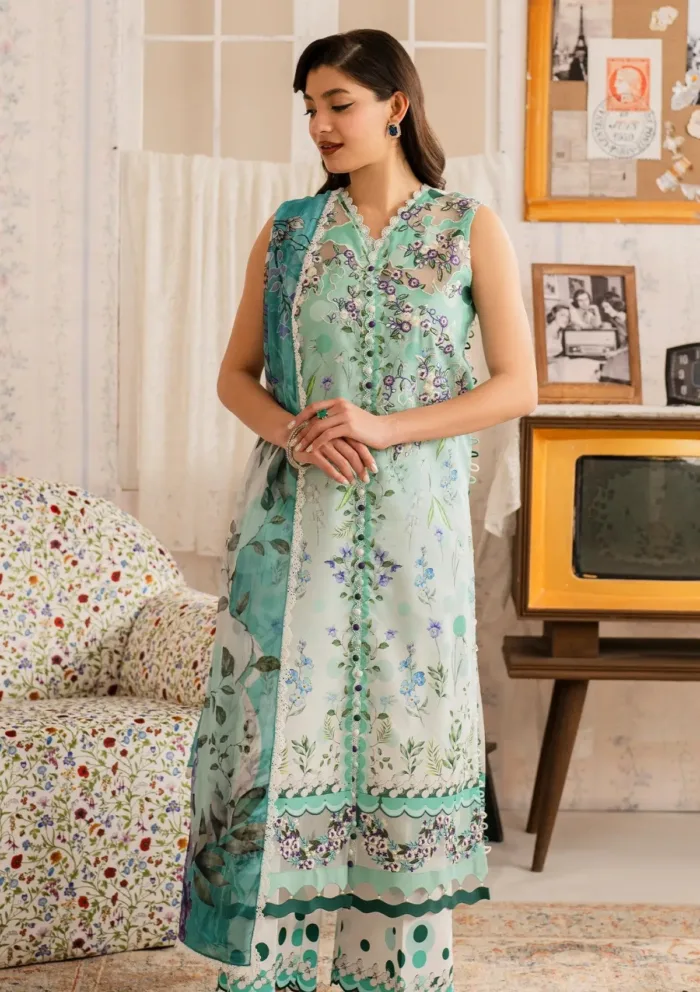 Asifa Nabeel Nazneen MVL25 15 Meraki Vintage 25 Luxury Lawn Collection - Image 3