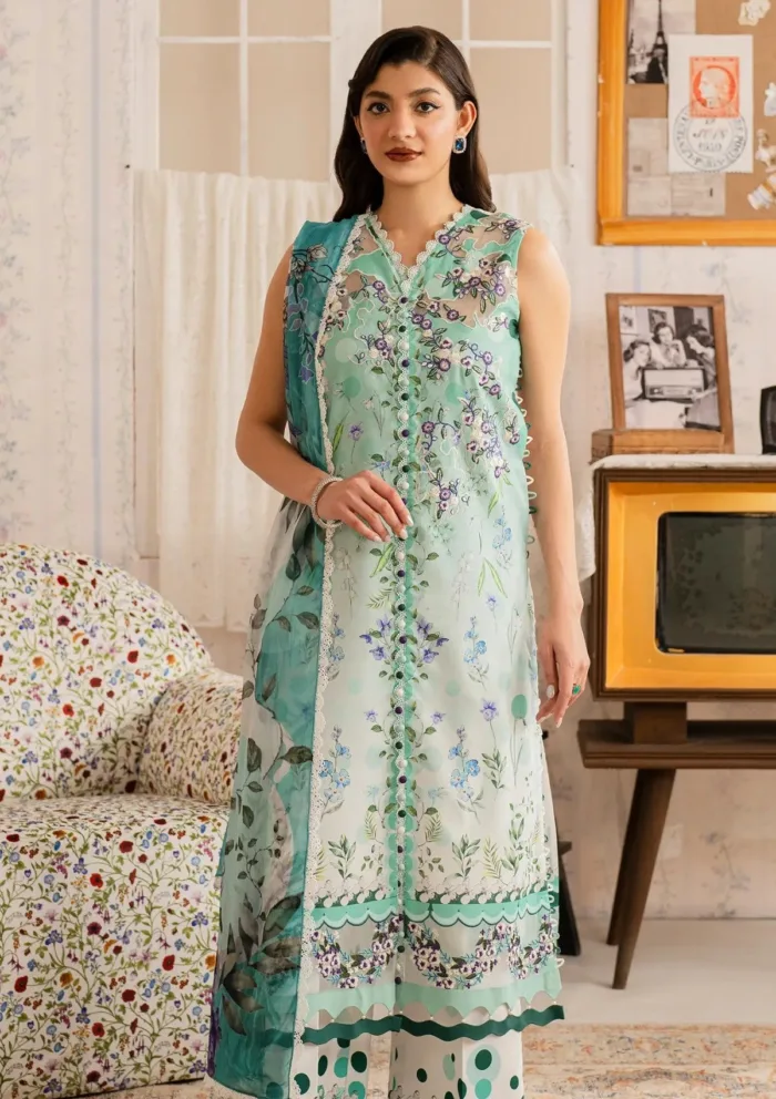 Asifa Nabeel Nazneen MVL25 15 Meraki Vintage 25 Luxury Lawn Collection - Image 4