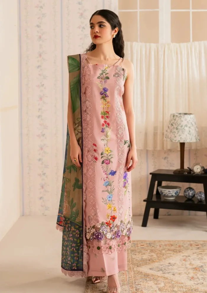 Asifa Nabeel Noor MVL25 14 Meraki Vintage 25 Luxury Lawn Collection - Image 3