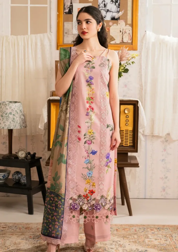 Asifa Nabeel Noor MVL25 14 Meraki Vintage 25 Luxury Lawn Collection - Image 4