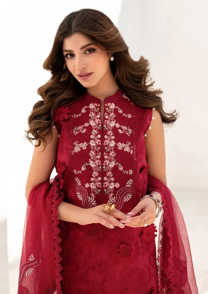Asifa Nabeel Opium AZL25 02 Azalia Luxury 25 Luxury Lawn Collection - Image 4