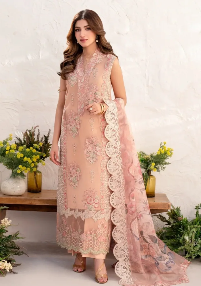 Asifa Nabeel Peony AZL25 01 Azalia Luxury 25 Luxury Lawn Collection - Image 3