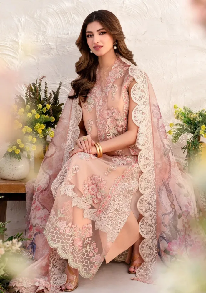 Asifa Nabeel Peony AZL25 01 Azalia Luxury 25 Luxury Lawn Collection - Image 4
