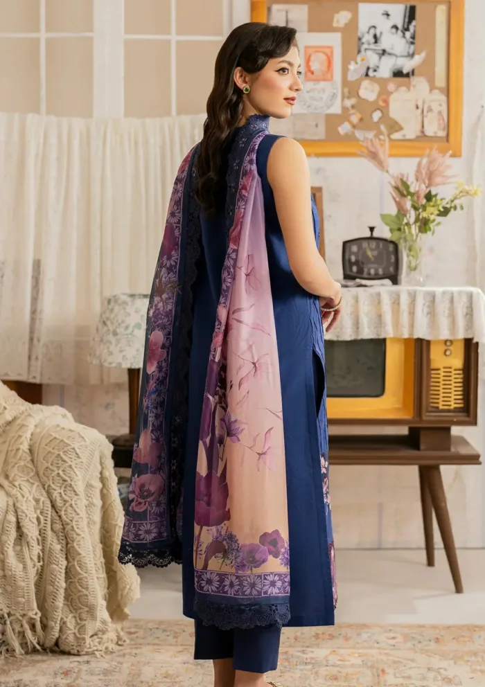 Asifa Nabeel Resham MVL25 18 Meraki Vintage 25 Luxury Lawn Collection - Image 2