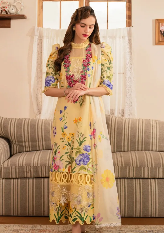 Asifa Nabeel Sehar MVL25 03 Meraki Vintage 25 Luxury Lawn Collection - Image 4