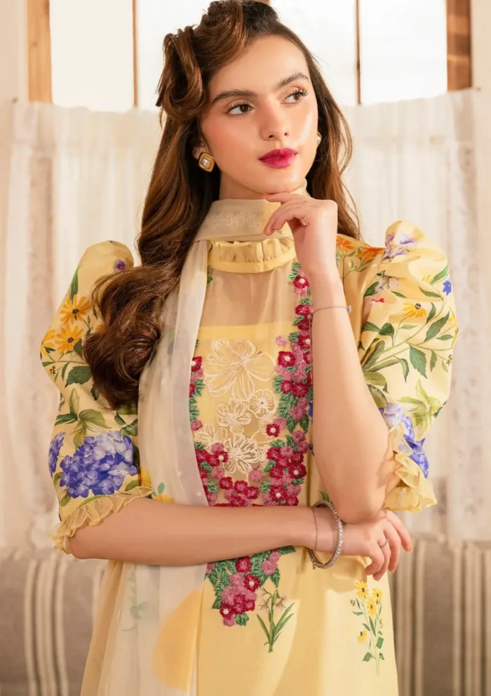 Asifa Nabeel Sehar MVL25 03 Meraki Vintage 25 Luxury Lawn Collection - Image 5