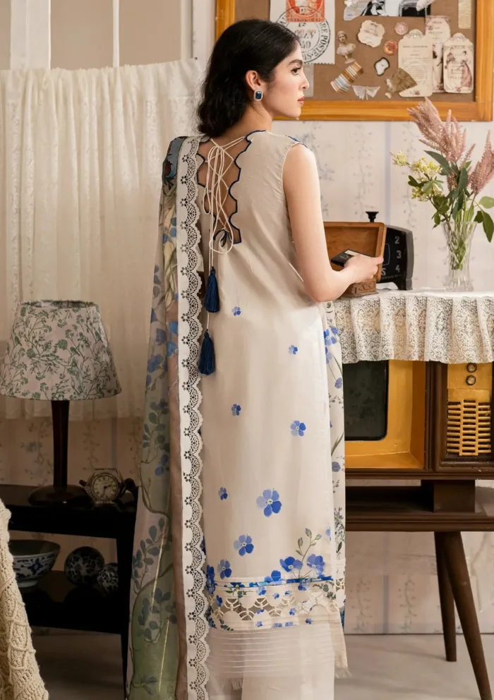 Asifa Nabeel Shabnam MVL25 13 Meraki Vintage 25 Luxury Lawn Collection - Image 2