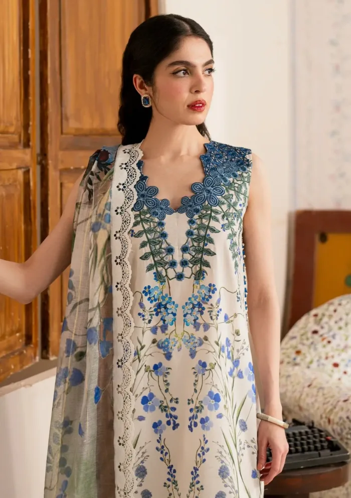 Asifa Nabeel Shabnam MVL25 13 Meraki Vintage 25 Luxury Lawn Collection - Image 4