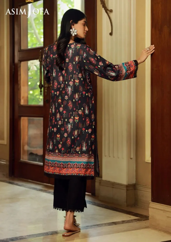 Asim Jofa 1Pcs AJSS 02 Silk Symphony Luxury Lawn Collection - Image 2