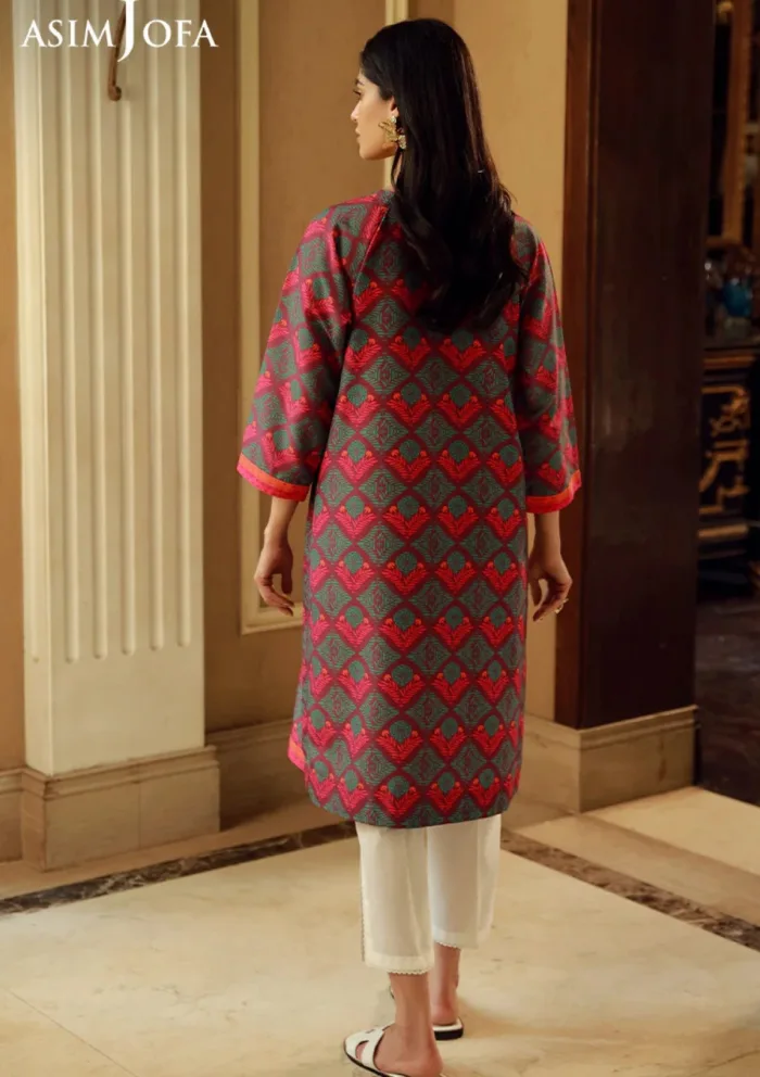 Asim Jofa 1Pcs AJSS 03 Silk Symphony Luxury Lawn Collection - Image 2