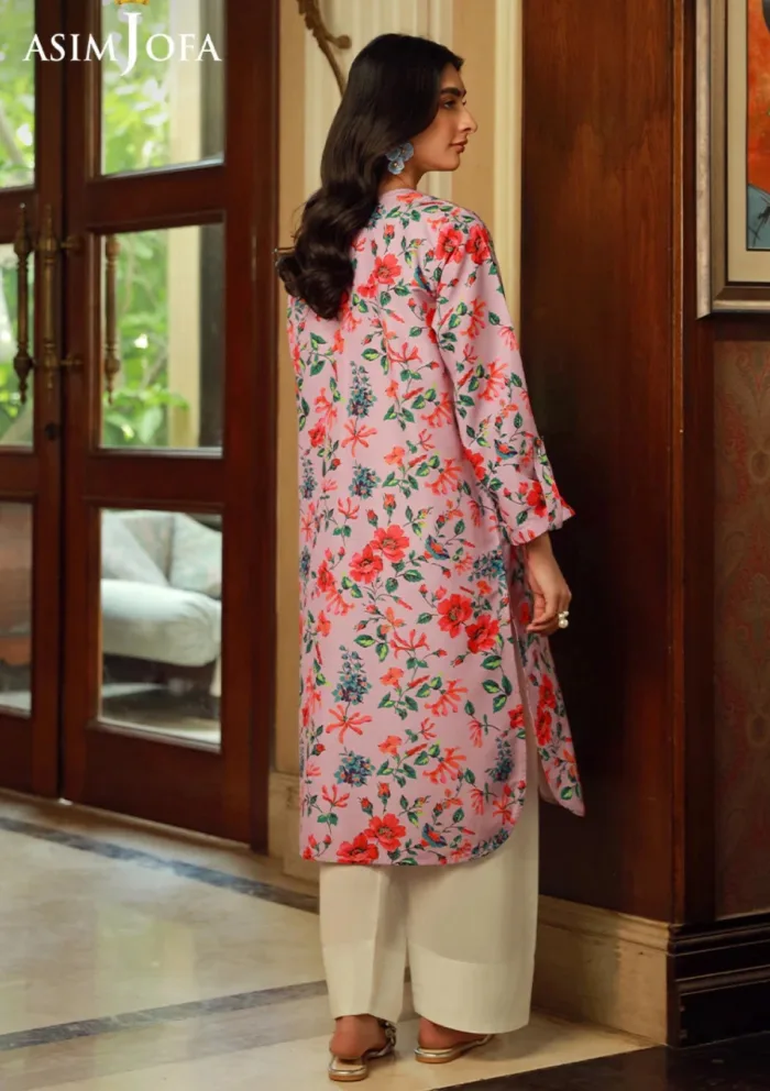 Asim Jofa 1Pcs AJSS 04 Silk Symphony Luxury Lawn Collection - Image 2