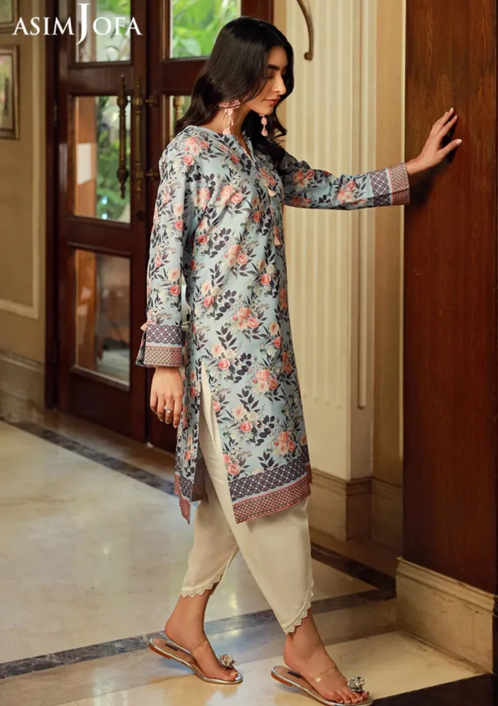 Asim Jofa 1Pcs AJSS 06 Silk Symphony Luxury Lawn Collection - Image 5