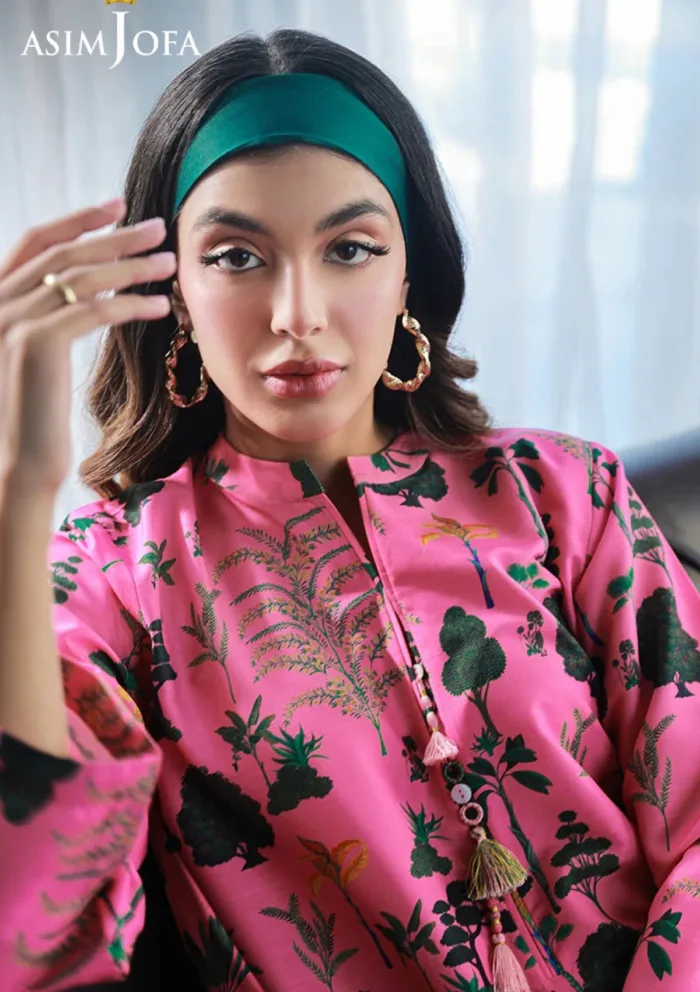 Asim Jofa 2Pcs AJSS 13 Silk Symphony Luxury Lawn Collection - Image 6