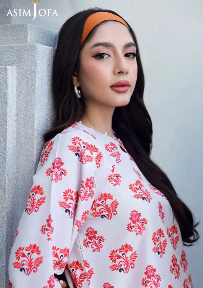Asim Jofa 2Pcs AJSS 15 Silk Symphony Luxury Lawn Collection - Image 5