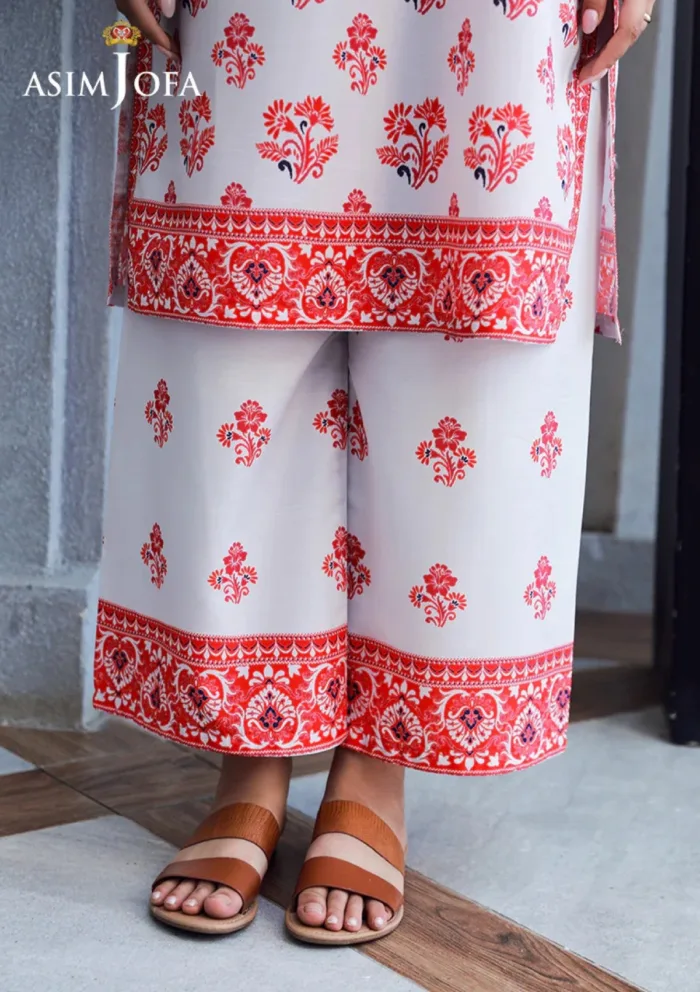 Asim Jofa 2Pcs AJSS 15 Silk Symphony Luxury Lawn Collection - Image 6