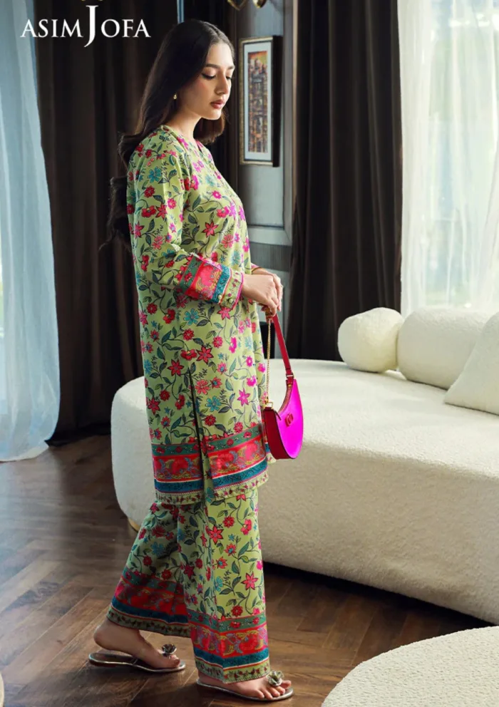 Asim Jofa 2Pcs AJSS 16 Silk Symphony Luxury Lawn Collection - Image 4