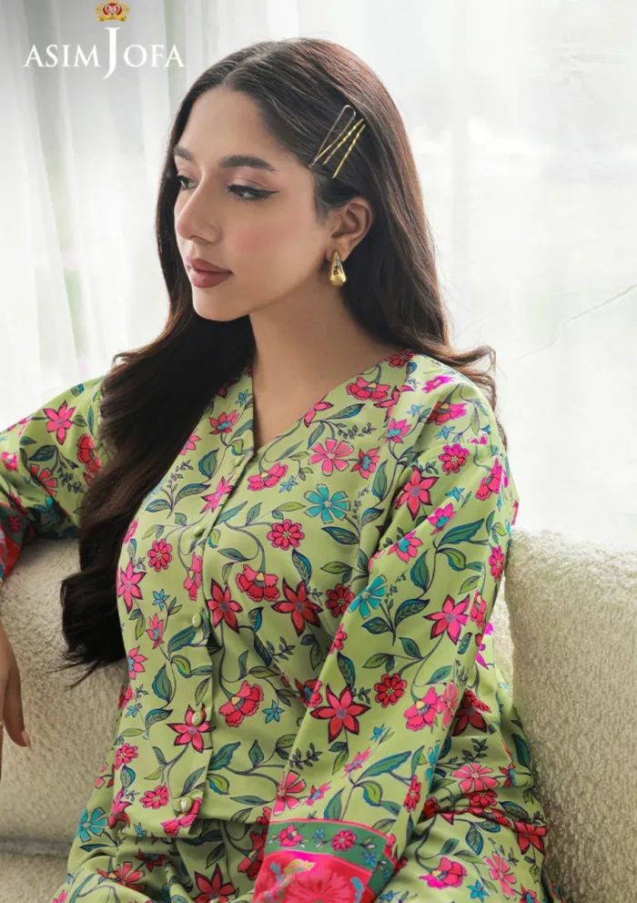 Asim Jofa 2Pcs AJSS 16 Silk Symphony Luxury Lawn Collection - Image 5