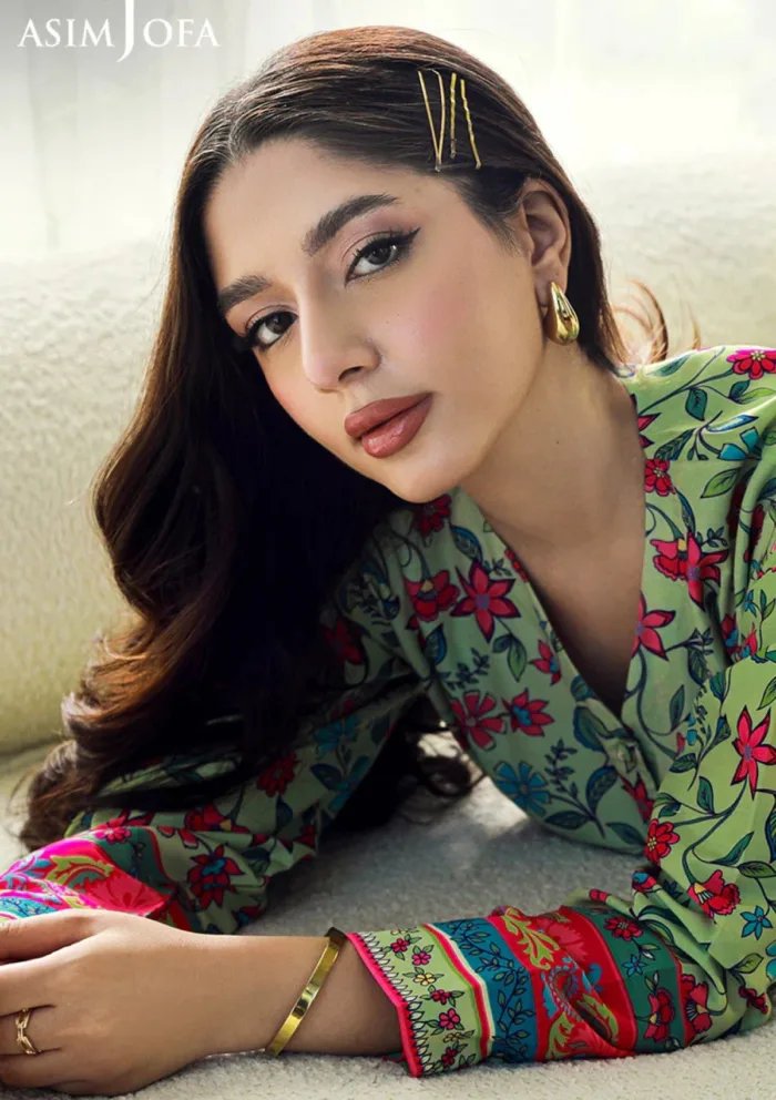 Asim Jofa 2Pcs AJSS 16 Silk Symphony Luxury Lawn Collection - Image 7