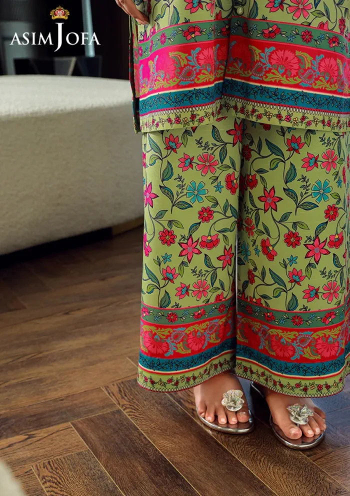 Asim Jofa 2Pcs AJSS 16 Silk Symphony Luxury Lawn Collection - Image 8