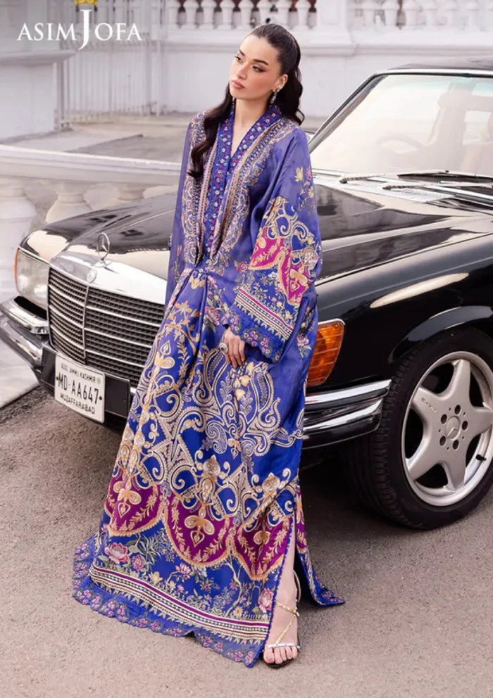 Asim Jofa AJRS 06 Charmeuse Silk Luxury Lawn Collection - Image 5