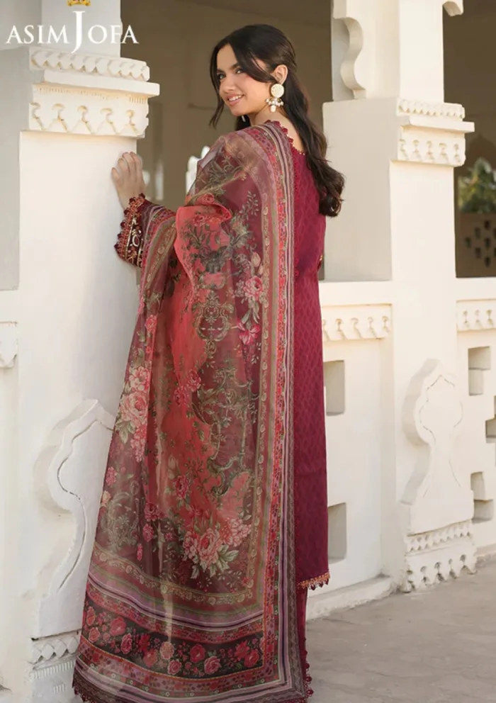 Asim Jofa Festive 25 AJUBF 09 Eid Signature Luxury Lawn Collection - Image 2
