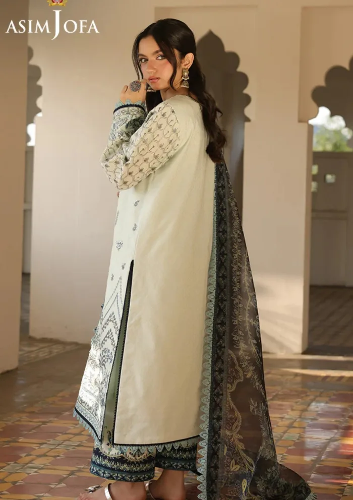 Asim Jofa Festive 25 AJUBF 10 Eid Signature Luxury Lawn Collection - Image 3