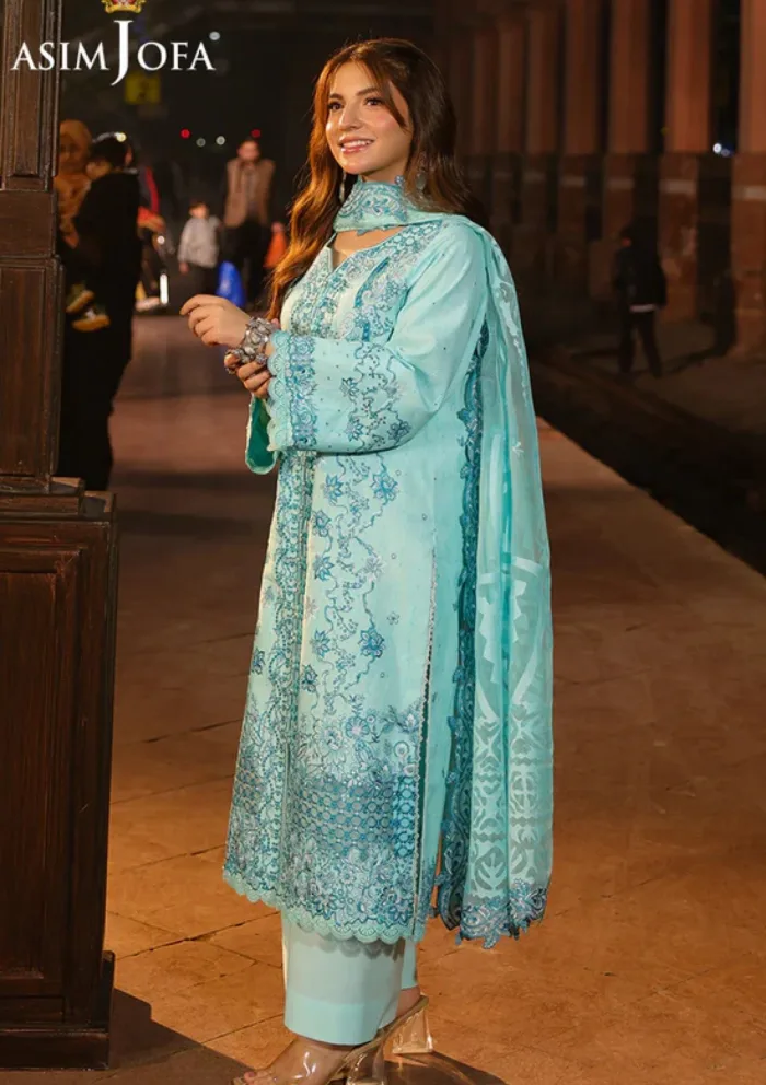 Asim Jofa Festive 25 AJUBF 31 Eid Signature Luxury Lawn Collection - Image 3