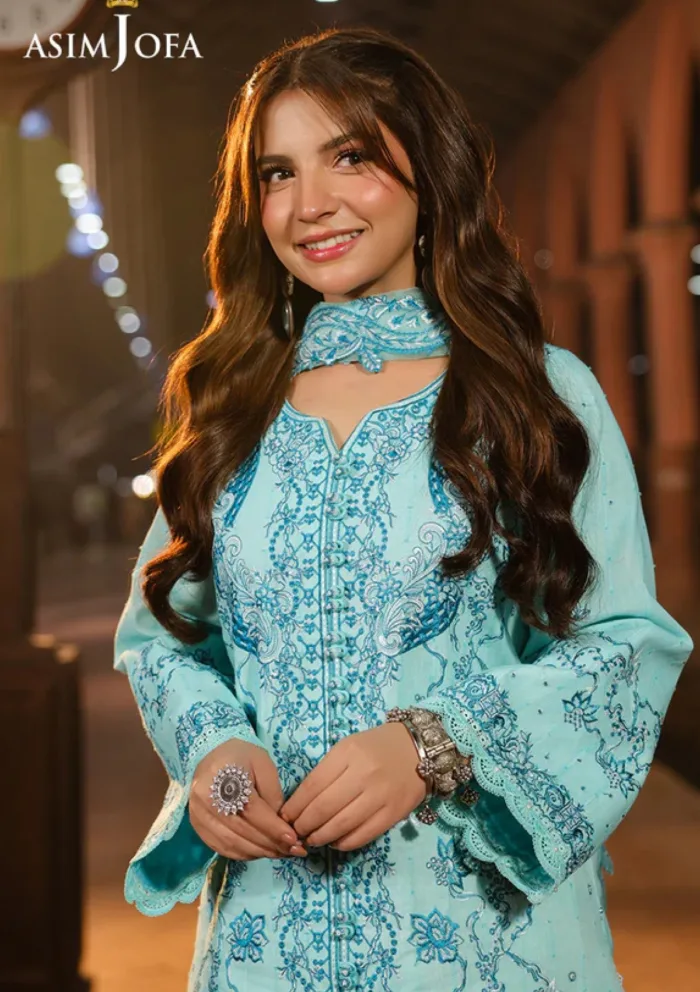 Asim Jofa Festive 25 AJUBF 31 Eid Signature Luxury Lawn Collection - Image 4