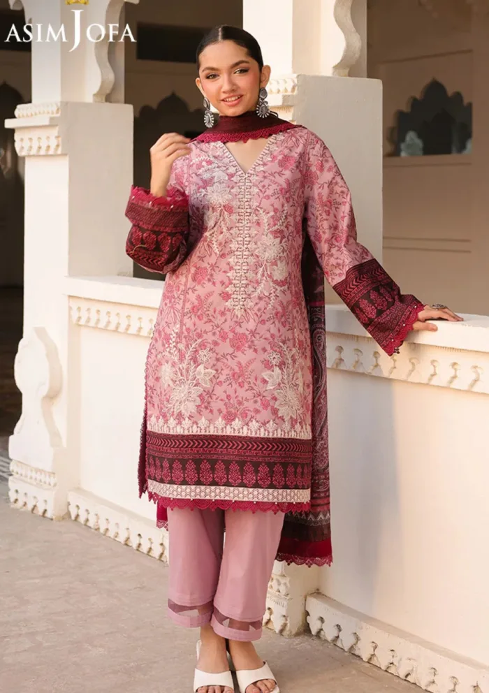 Asim Jofa Festive 25 AJUBF 37 Eid Signature Luxury Lawn Collection - Image 3