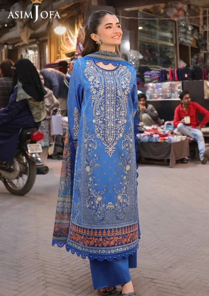 Asim Jofa Festive 25 AJUBF 38 Eid Signature Luxury Lawn Collection - Image 2
