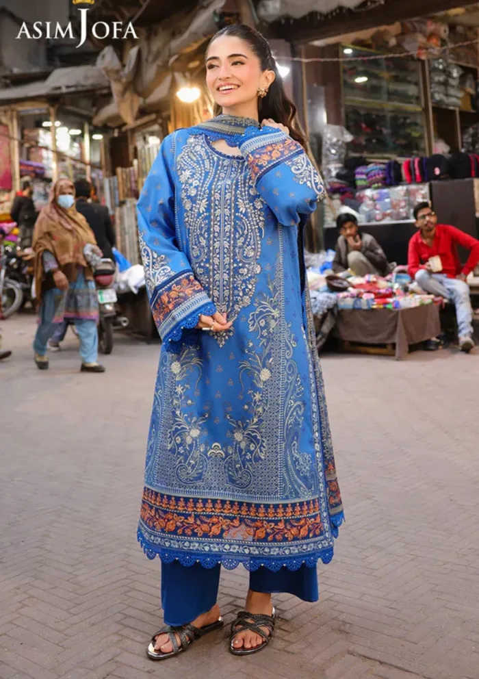 Asim Jofa Festive 25 AJUBF 38 Eid Signature Luxury Lawn Collection - Image 3