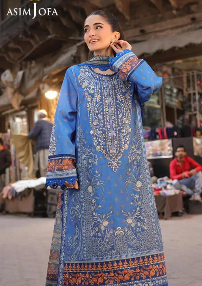 Asim Jofa Festive 25 AJUBF 38 Eid Signature Luxury Lawn Collection - Image 4