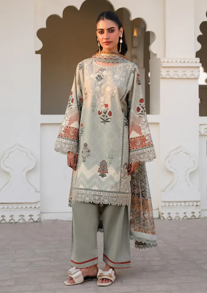 Asim Jofa Festive 25 AJUBF 40 Eid Signature Luxury Lawn Collection - Image 3