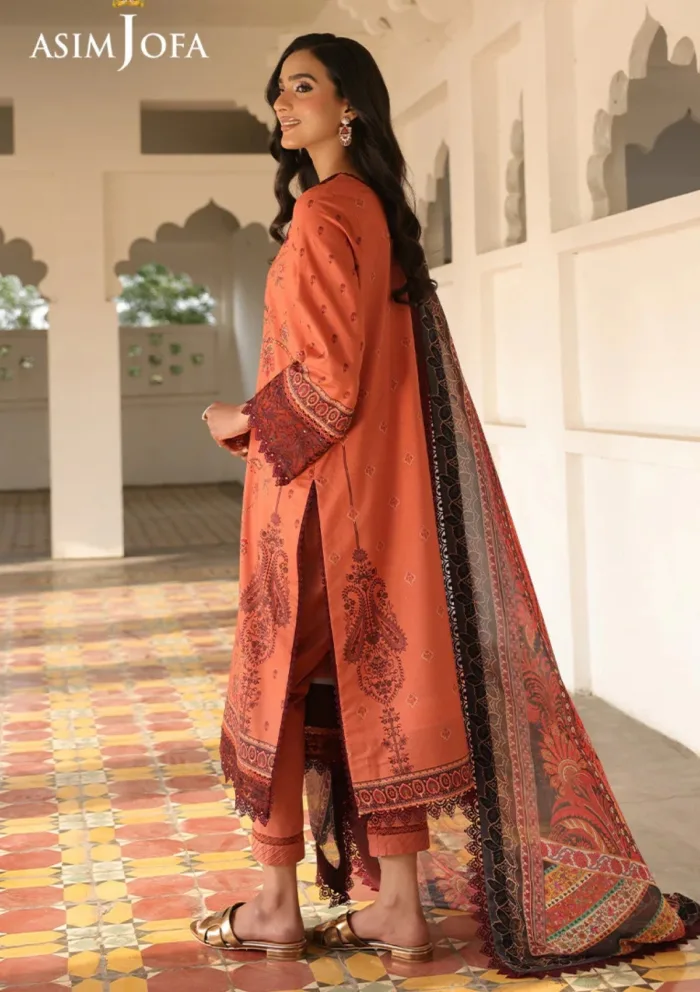 Asim Jofa Festive 25 AJUBF 43 Eid Signature Luxury Lawn Collection - Image 2