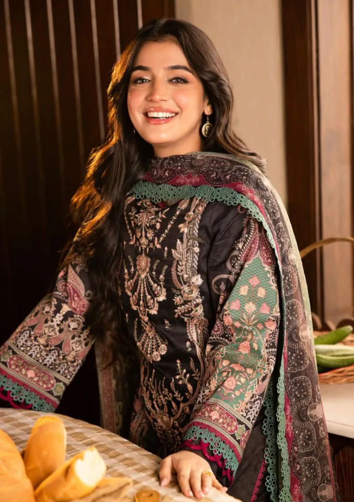 Asim Jofa Vol 04 AJUBJ 03 Essential 25 Luxury Lawn Collection - Image 2