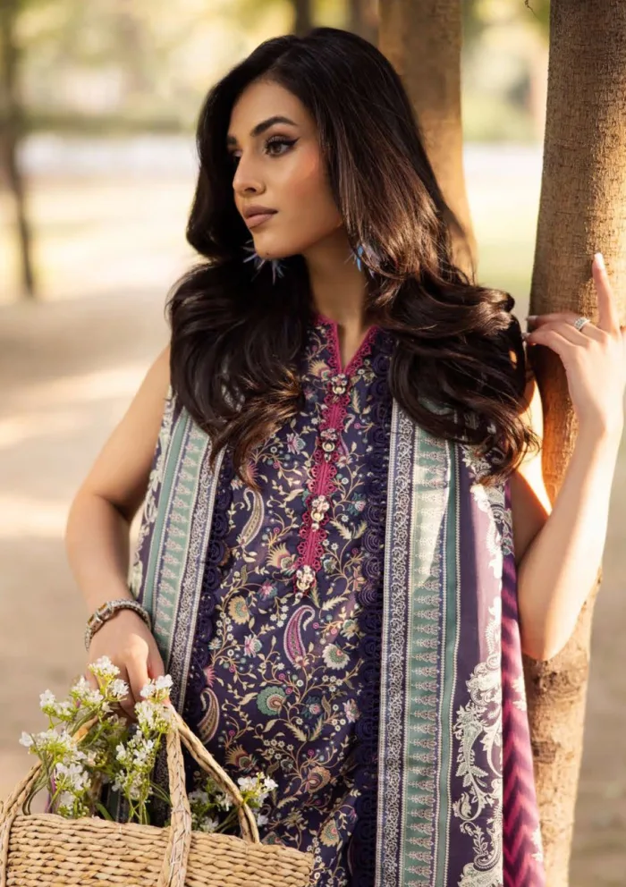 Asim Jofa Vol 04 AJUBJ 30 Essential 25 Luxury Lawn Collection - Image 2