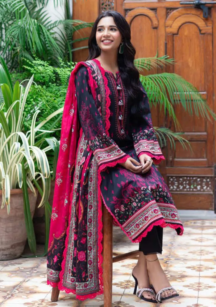 Asim Jofa Vol 04 AJUUB 21 Essential 25 Luxury Lawn Collection - Image 2