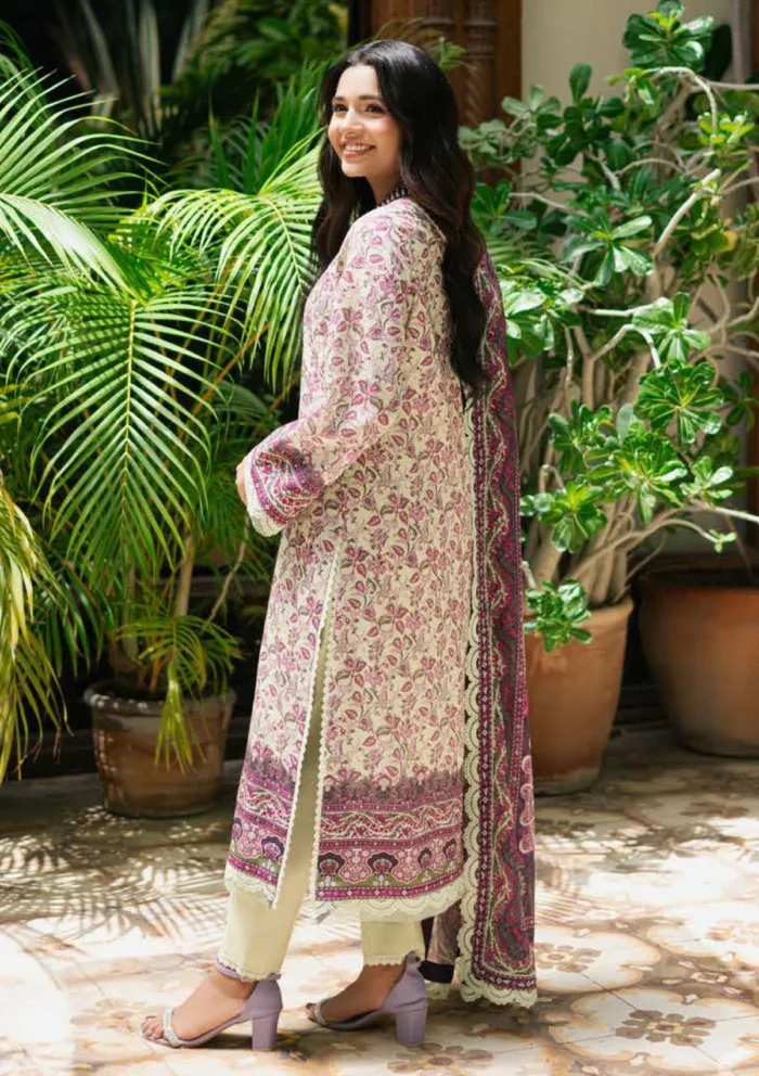 Asim Jofa Vol 04 Ajuub 27 Essential 25 Luxury Lawn Collection - Image 2