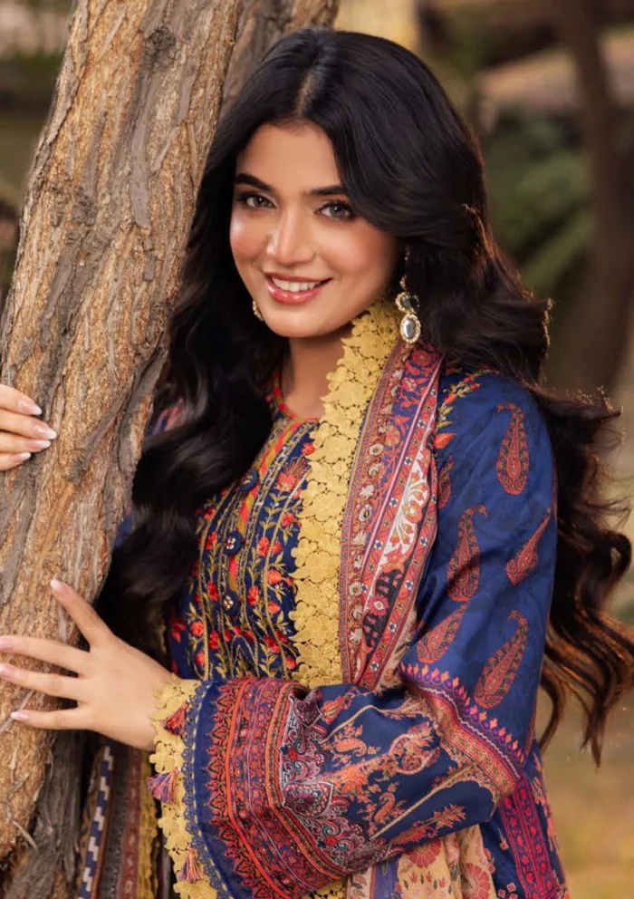Asim Jofa Vol 05 AJUBJ 08 Essential 25 Luxury Lawn Collection - Image 2