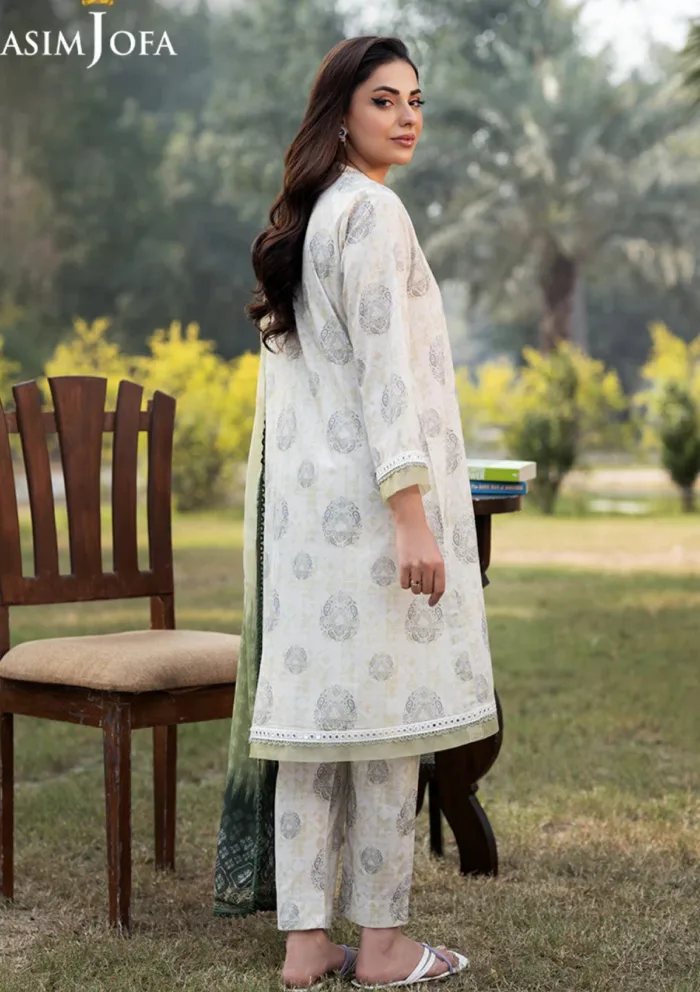 Asim Jofa Vol I AJPB 63 Essential Luxury Lawn Collection - Image 2